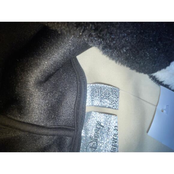 Hidden Mickey Mouse Sherpa Jacket Heavy Coat Hooded Disney Forever 21 Mens M - Picture 5 of 8